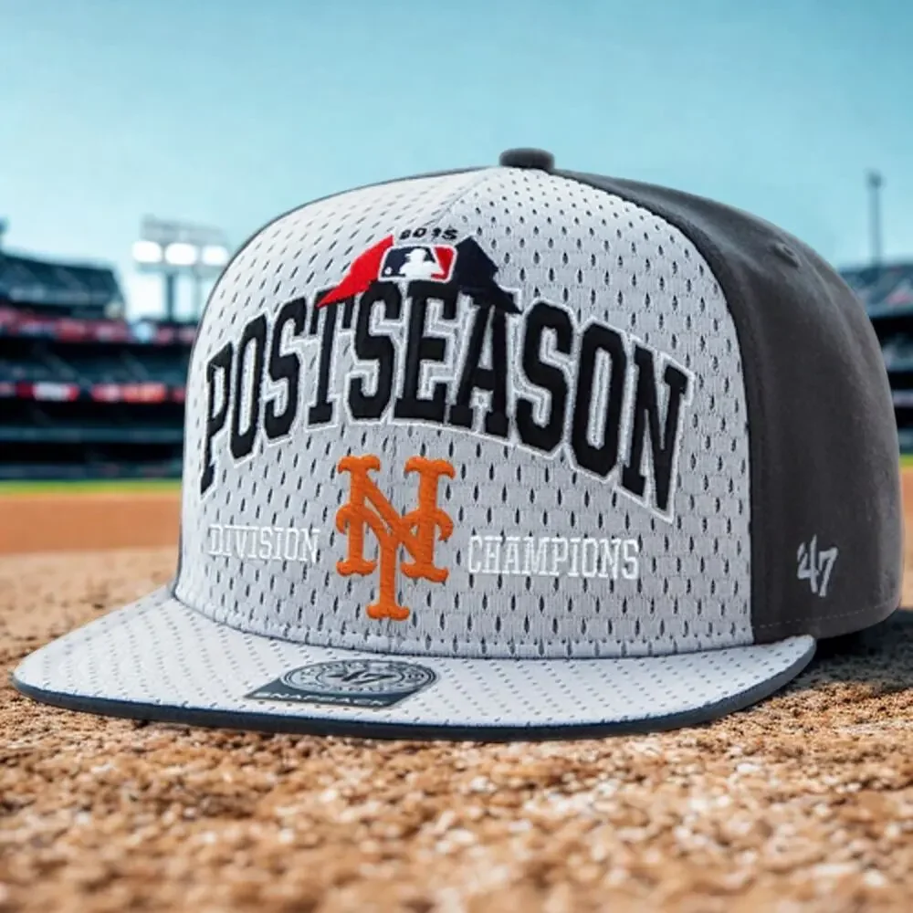 New York Mets 2015 MLB NL East Division Champions Postseason Snapback Hat '47